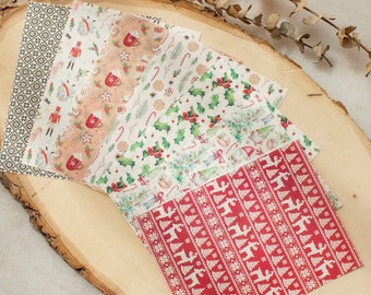 Holiday Christmas 2 | Wash Away Transfer Sheets | Polymer Clay Patterns, Clay tools, Polymer Clay Transfer Paper, Patterned Clay Paper