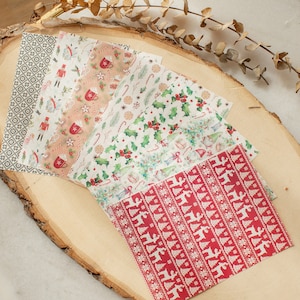 Holiday Christmas 2 | Wash Away Transfer Sheets | Polymer Clay Patterns, Clay tools, Polymer Clay Transfer Paper, Patterned Clay Paper