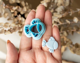 Embossed Fish Clay Cutter | Summer Fish Clay Cutter, Fish Sea Life Animal Clay Cutter