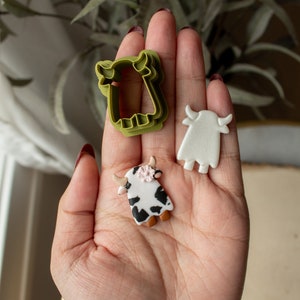 Cow Ghost Polymer Clay Cutter
