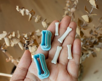 Little Bones Clay cutter Dangles | Skull bones clay cutter dangles, bone earring dangle clay cutter set