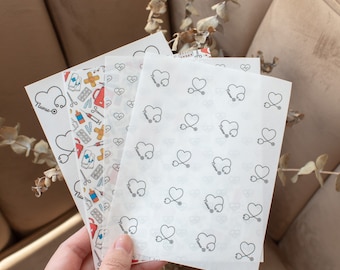 Transfer Paper For Polymer Clay 20 Pcs Easter Clay Transfer Paper For DIY Art Crafts, Floral Eggs Flowers 4 Pattern Design Water Polymer Clay Transfer Sheets Jewelry Earrings Making 5.82X3.93 Inch Paper