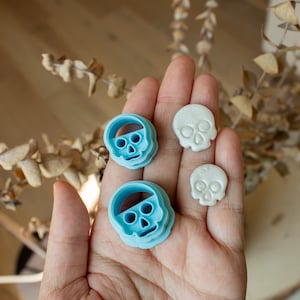 Skull Polymer Clay Cutter | Skull bones clay cutter dangles, bone earring dangle clay cutter set