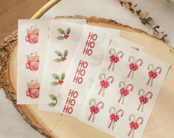 Dangle 1 Holiday Christmas Wash Away Transfer Sheets | Polymer Clay Patterns, Clay tools, Polymer Clay Transfer Paper, Patterned Clay Paper