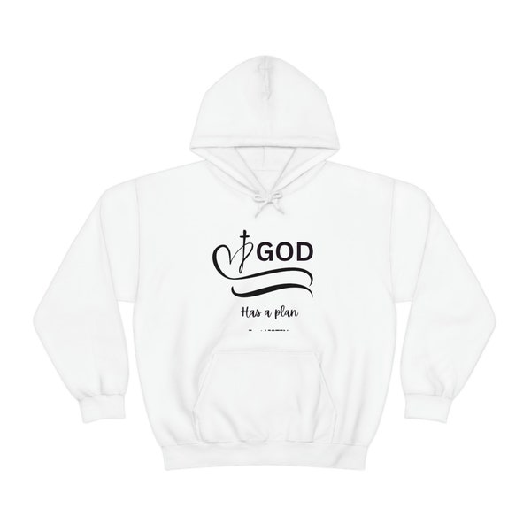 God Has a Plan Hoodie Etsy