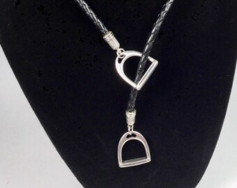Equestrian Stirrup Necklace