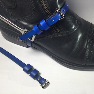 Royal Blue Custom Spur Straps