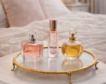 Elegant Gold Cake Display Stand – 11.8 Inch Dessert, Perfume Tray