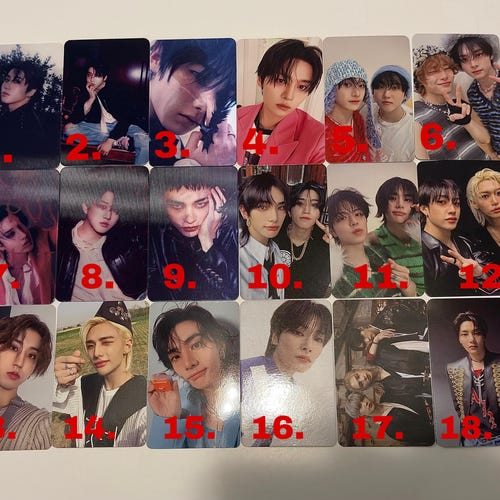 Stray Kids SKZ Dominate Stayzone Photocards Ver 4 -preorder - Etsy