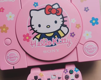 PlayStation 1 - Hello Kitty (1998) Pink Console & DUALSHOCK Controller [PAL]
