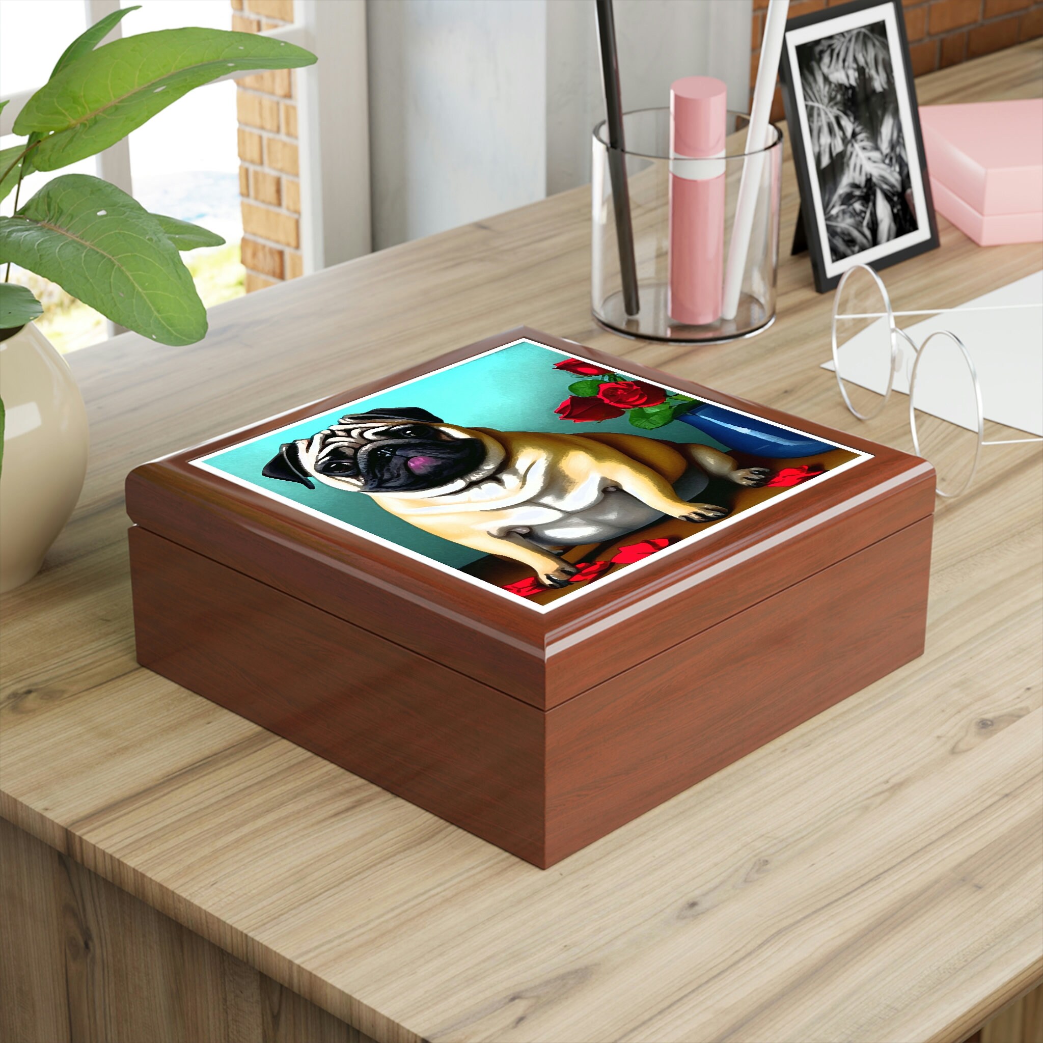 Pug jewelry box 2025