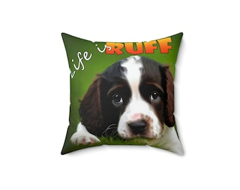 Springer Spaniel Pillow, Dog Lover Gift, Home Decor