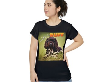 Life is RUFF Cocker Spaniel T-Shirt, Dog Lover Gift