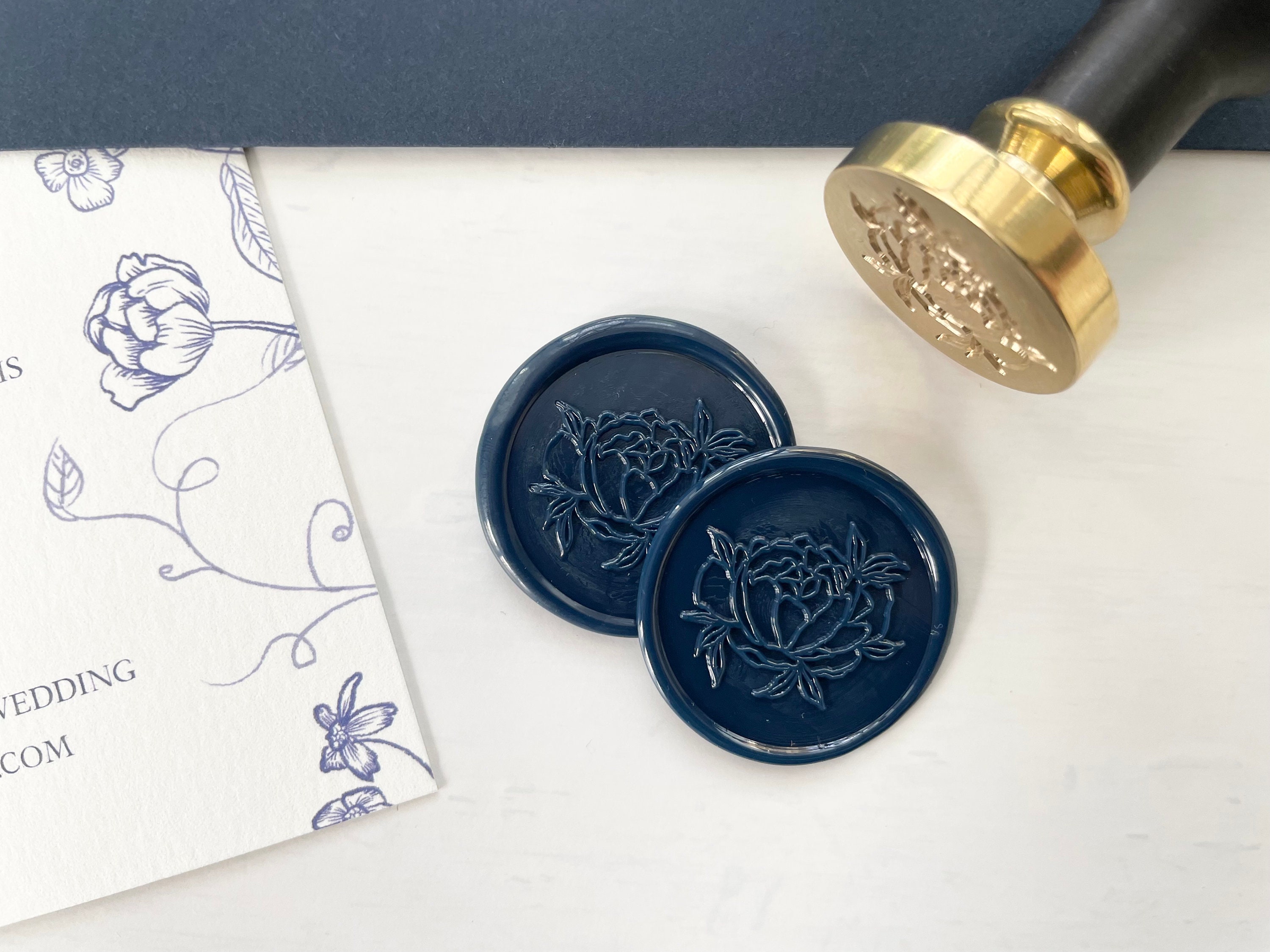 Blue Wax Seal Stickers - Discover CoraCreaCrafts's Stickers
