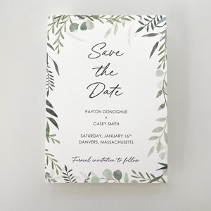 Greenery Wedding Save the Dates image 6