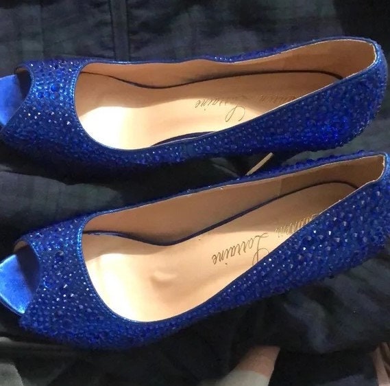 Royal Blue Heels Etsy UK