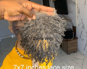 Custom loc topper for hair loss, alopecia solution
