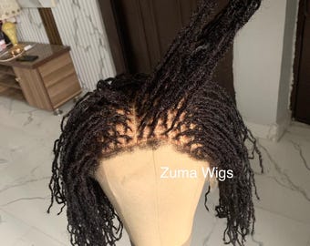 Lace front microloc unit for hair loss
