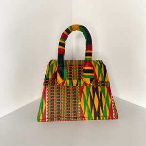 Handmade African Print Handbag