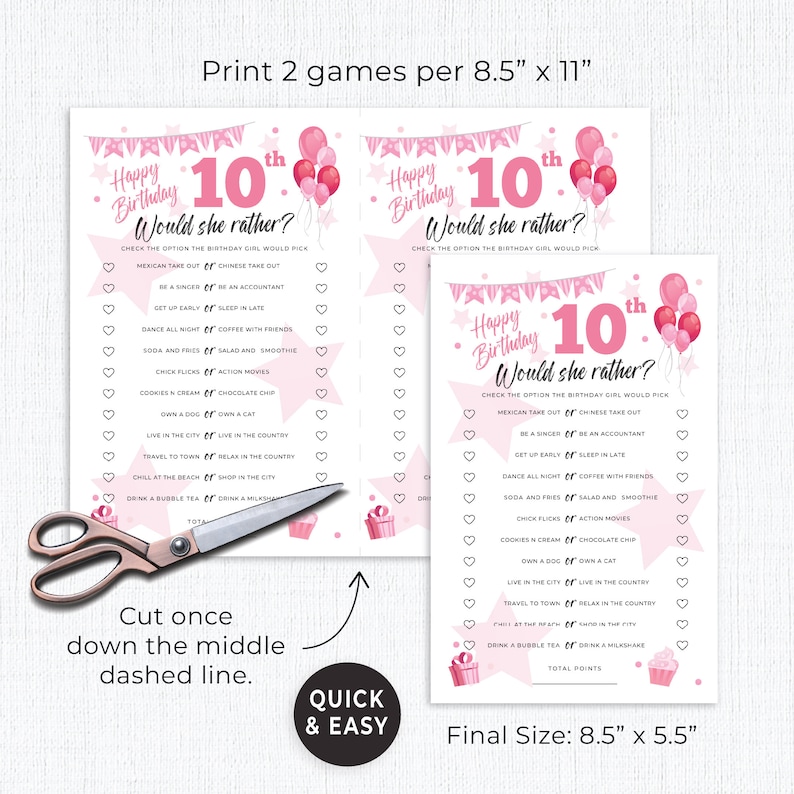 10th Birthday Party Games, 10 Year Old Birthday Party Games, 10 Year ...