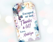 Editable  Escape Room Favor Tag, Escape Room Party Tag, Mystery Break Out, Detective, Uncover the Mystery Printable Decor & Favors 122HL