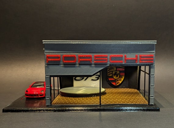 3D Printed Dealership Showroom Diecast 1 64 Display for Hotwheels