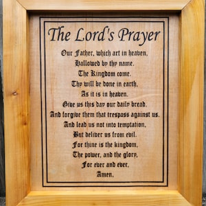 The Lord&#39;s Prayer