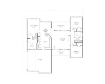 Casa de campo urbana - 3 quartos, 2 banheiros - 152 m² - Garagem lateral - Projeto em PDF