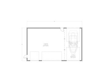 Garagem 30x50 com espaço para barco - Projeto em PDF - Leia à direita e ao contrário