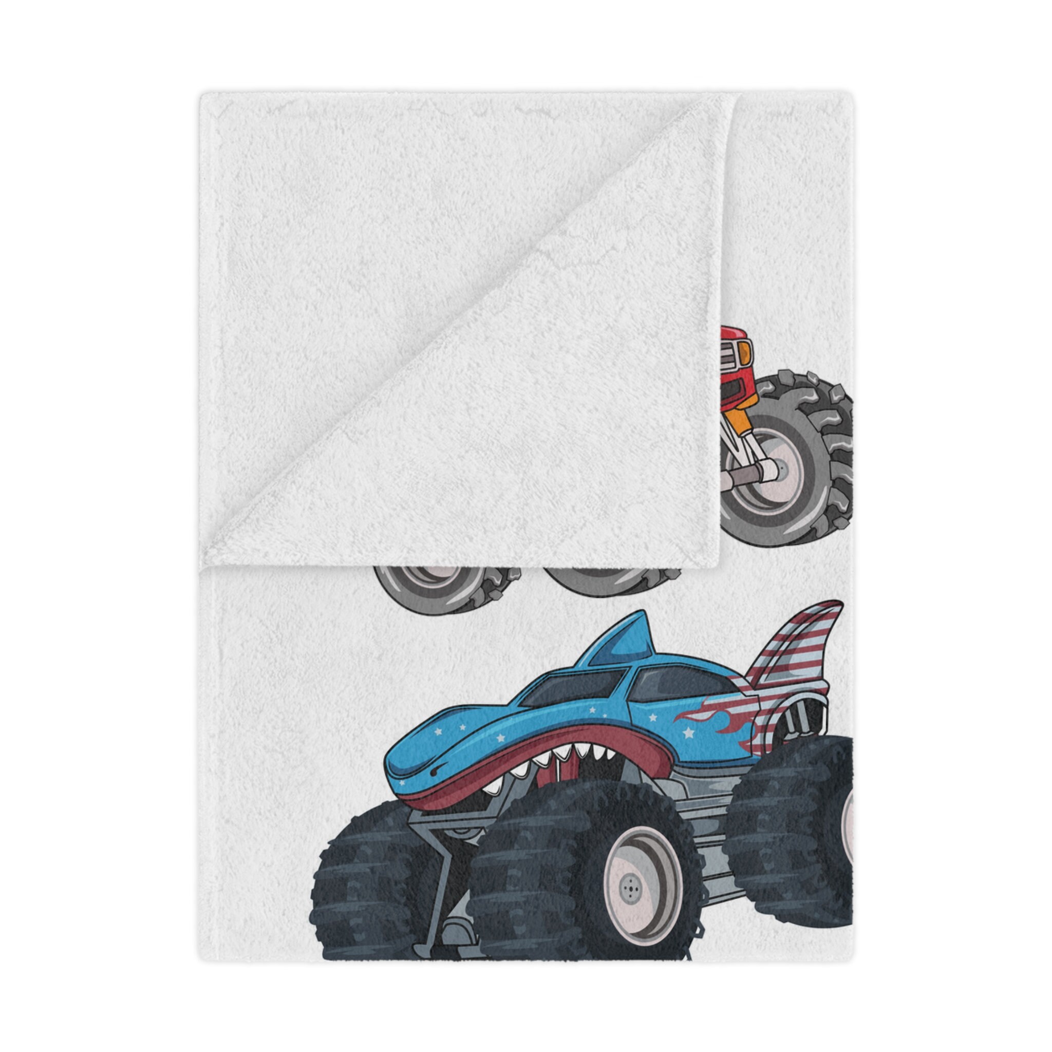 Monster Jam Blanket Customizable Monster Truck Gift Etsy