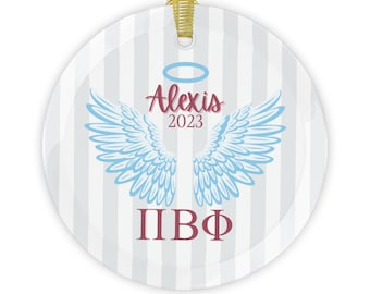 Pi Phi ornament Pi beta phi christmas ornament