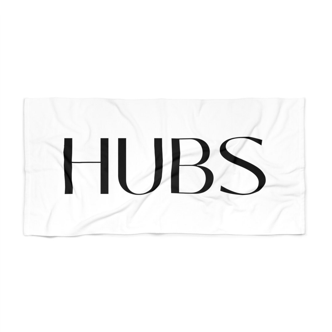 Just Married Beach Towel, Husband Gift, Husband Beach Towels, Honeymoon