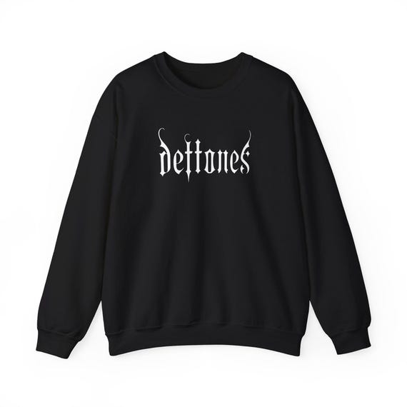 Deftones Y2k Band Crewneck, Vintage Trendy 70s 80s 90s Embroidered