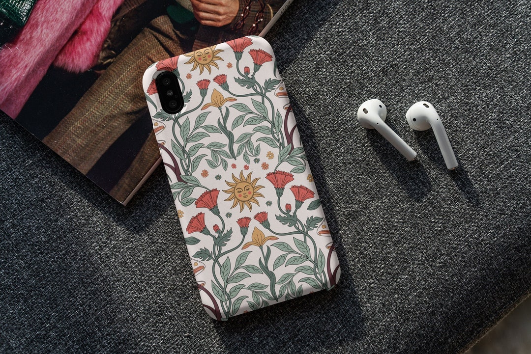 Boho Phone Case Floral Phone Case Sun Flowers Phone Case Etsy