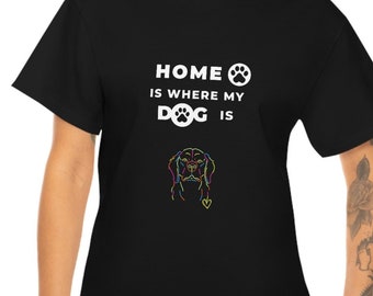 Dog LOVE Neon Unisex Heavy Cotton Tee