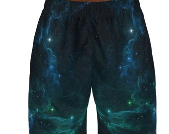 Night STARs, SKY Men's Jogger Shorts, astronomy, astrology, SCI-FI, basketball court