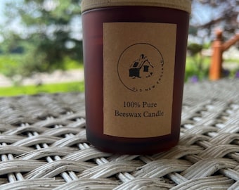 Beeswax Candle Jar