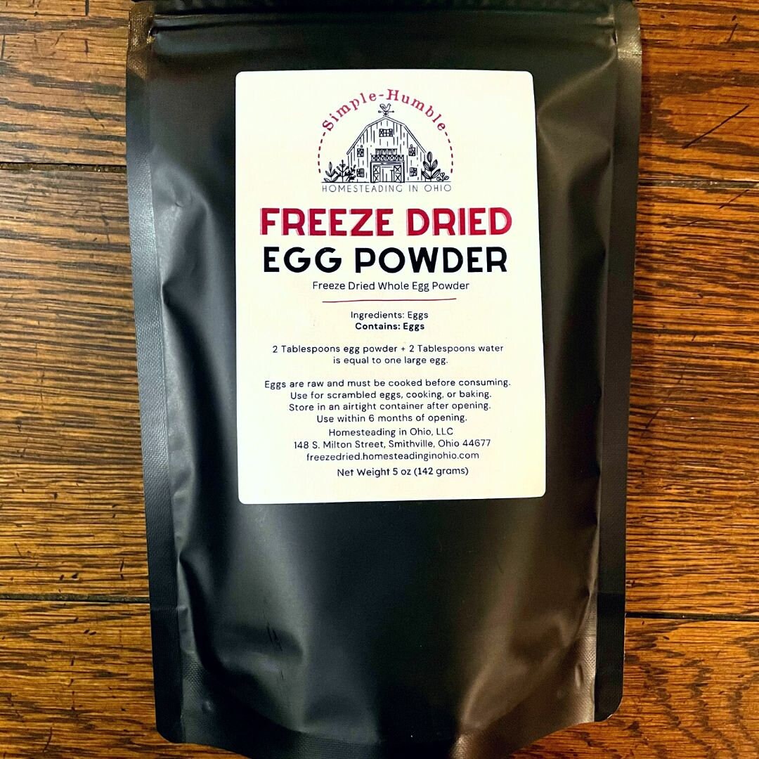 Freeze Dried Egg Powder Whole Eggs Homesteading Preparedness Etsy