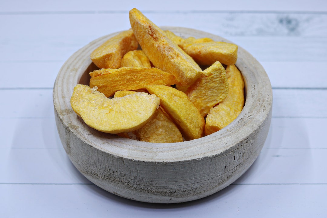 Freeze Dried Peaches Peach Slices Freeze Dried Fruit Healthy Snack - Etsy