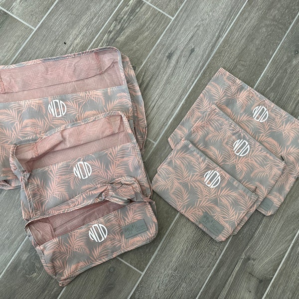 Monogram Packing Cubes Etsy