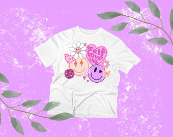 retro self love club png, self love, retro, sublimation design