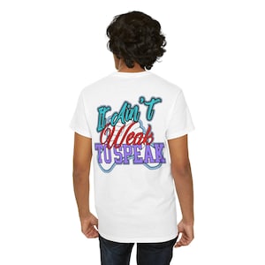 Men&#39;s Mental Health Awareness T-Shirt, Unisex Tee, It Ain&#39;t Weak to Speak, Mental Health Month Shirt, Supportive Tee, Awareness Apparel