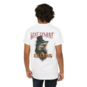 Best Coast Killers uniseks zwaar katoenen T-shirt - casual zomershirt, cadeau voor muziekliefhebbers, vintage grafisch T-shirt, gezellig dagelijks gebruik, [...]