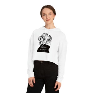 Ambitchous Damen Cropped Kapuzenpullover