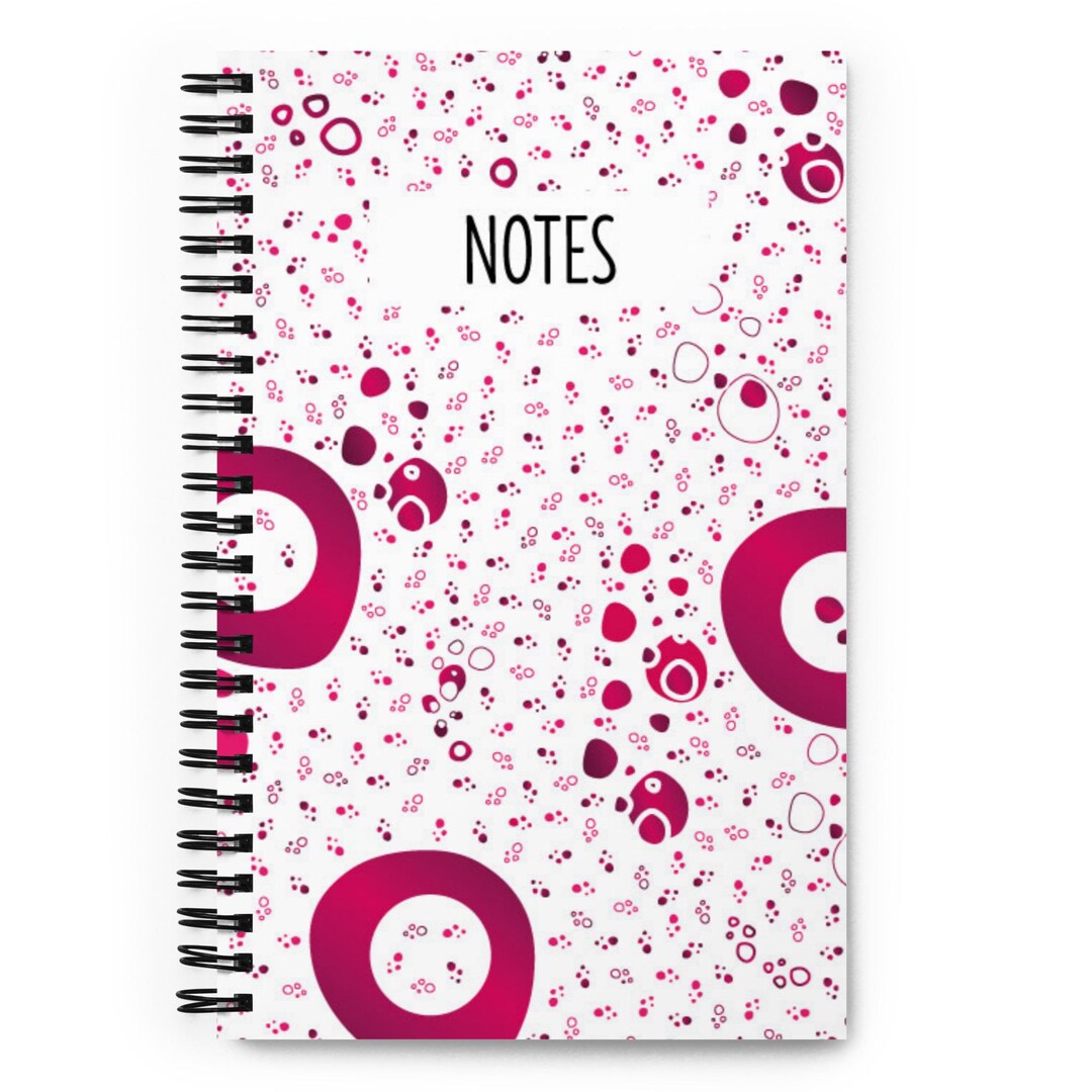 A5 Printable Patterned Spiral Notebook - Etsy