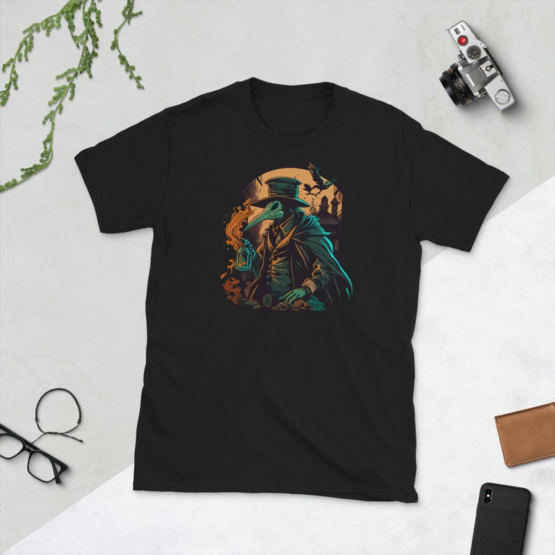 Plague Doctor t-shirt, Edgy shirt, Goth shirt, Gothic tee, cool t-shirt, artistic t-shirt