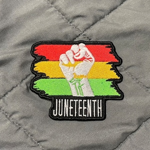 Afro Inspired Iron-on Patches, Juneteenth Patch, Celebrating Freedom, June 19th