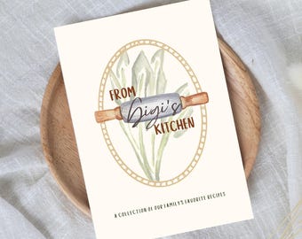 Gigi's Kitchen Recipe Book | Printable Family Cookbook (PDF)