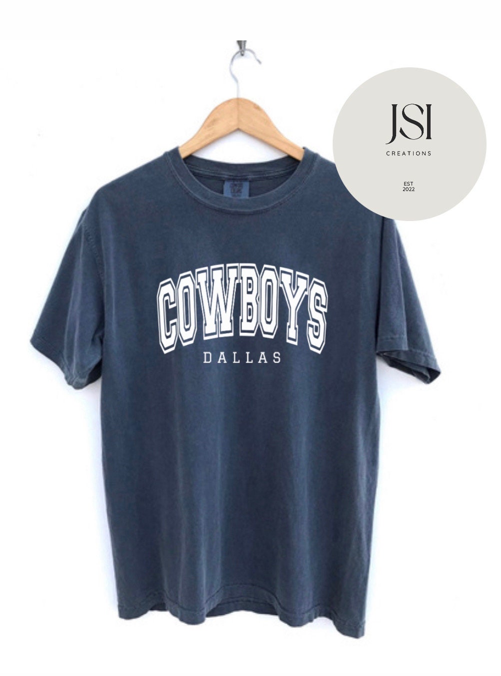 Comfort Colors Cowboys T-Shirt: Unisex Sports Tee