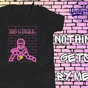 BE A WALL - Maglietta a maniche corte per ragazzi Catcher SOFTBALL